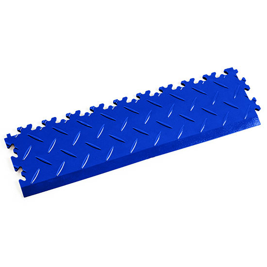 Blue Diamond Plate Shop Ramp