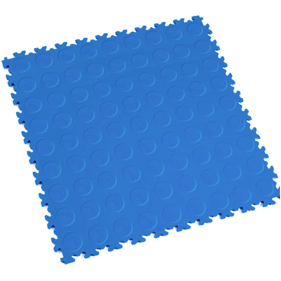 Electric Blue Cointop Floor Tile For Your Shop space