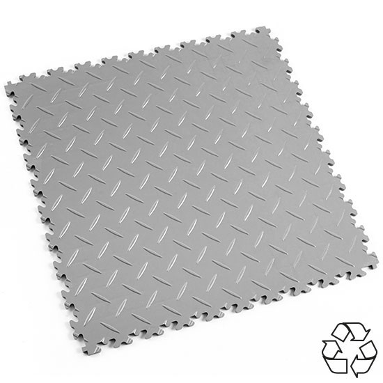 Light Grey Recycled Diamond Plate For Your Exhibition