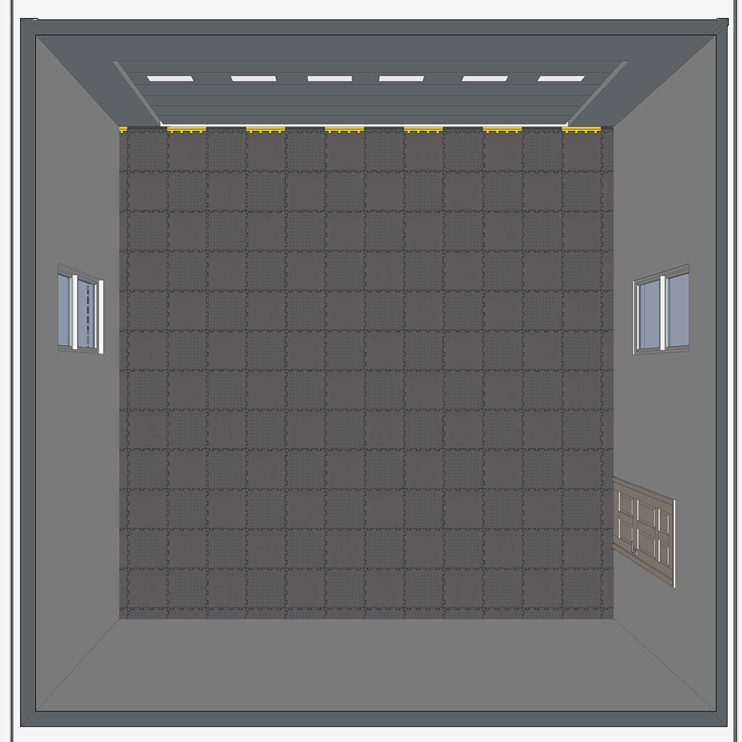 How to install MotoLock Floor Tiles Stage 5 Perimeter tile cuts