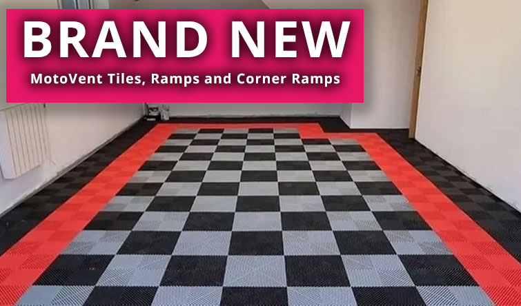 New MotoVent Temporary Tiles for small or large spaces
