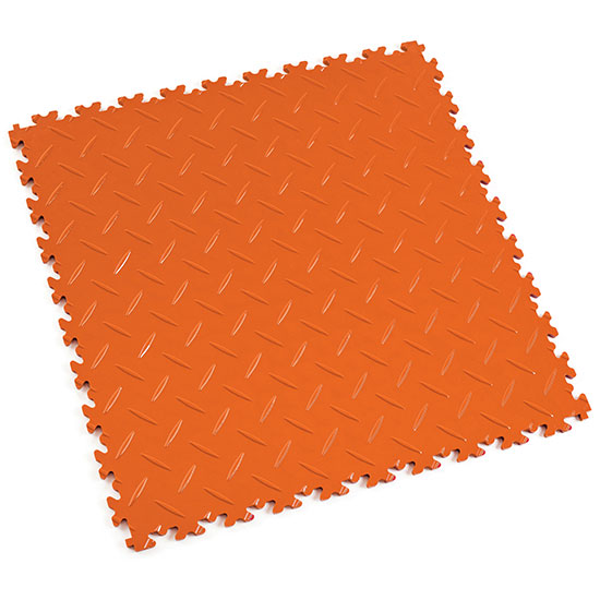 Orange Diamond Plate For Your Exhibition