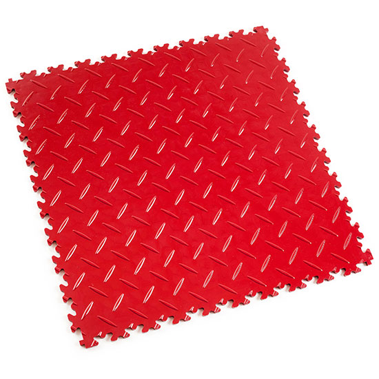 Red Diamond Plate For Your Shop space