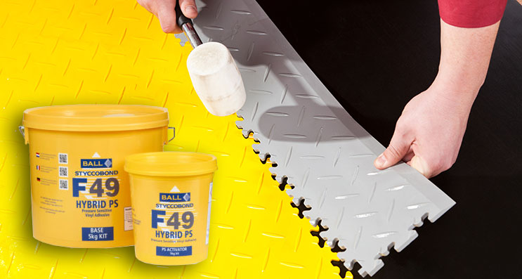 Acetone to clean MotoLock Interlocking Tiles