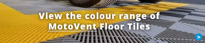 View the colour range of New MotoVent interlocking tiles from Mototile