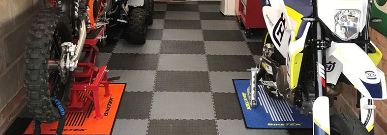 Grey shades Diamond Plate Shop Floor Tiles