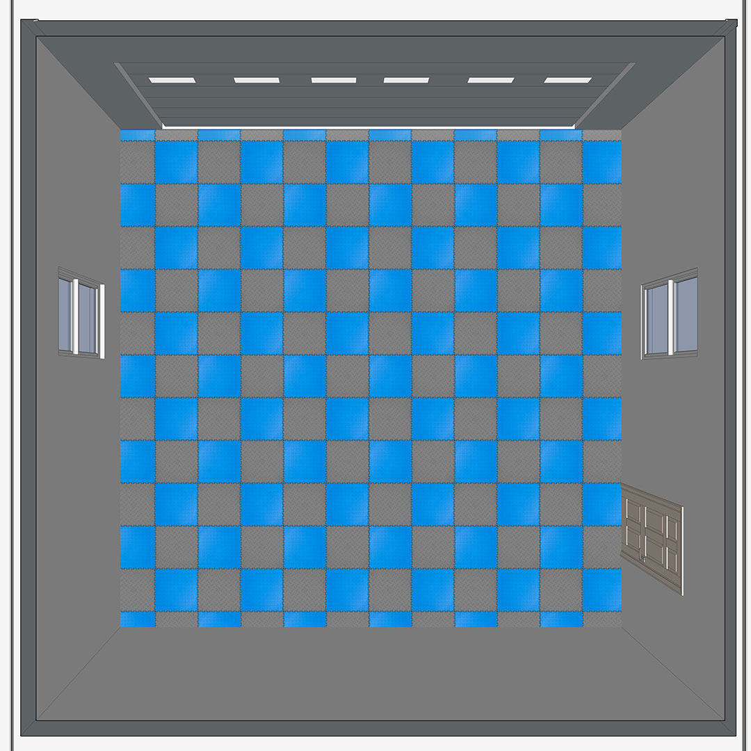 How to install MotoLock Floor Tiles Stage 5 Perimeter tile cuts