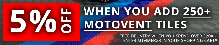 Add over 250 MotoVent tiles to your basket to get 5% off your order and dont forget to add SUMMER23 for free delivery