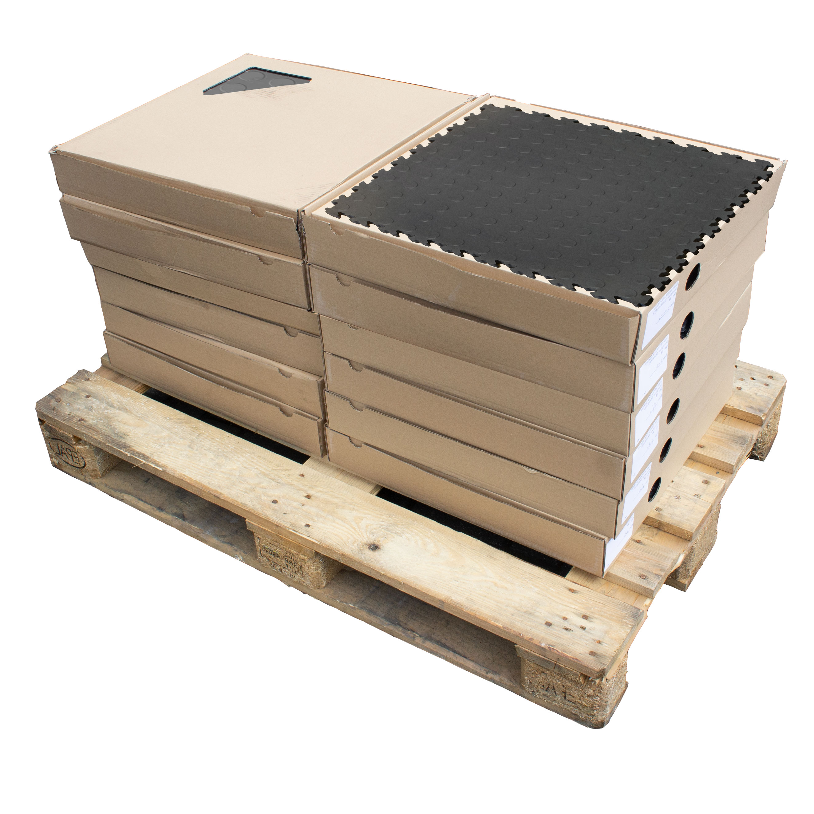 Motolock Mid Grey Recycled Cointop Interlocking Tile
