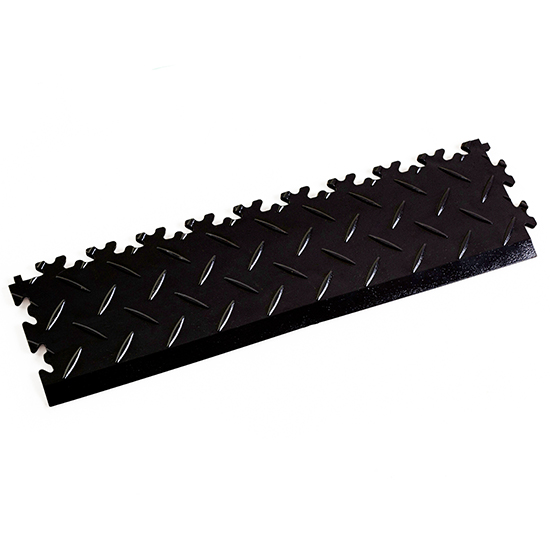 MotoLock Black Diamond Plate Interlocking Ramp