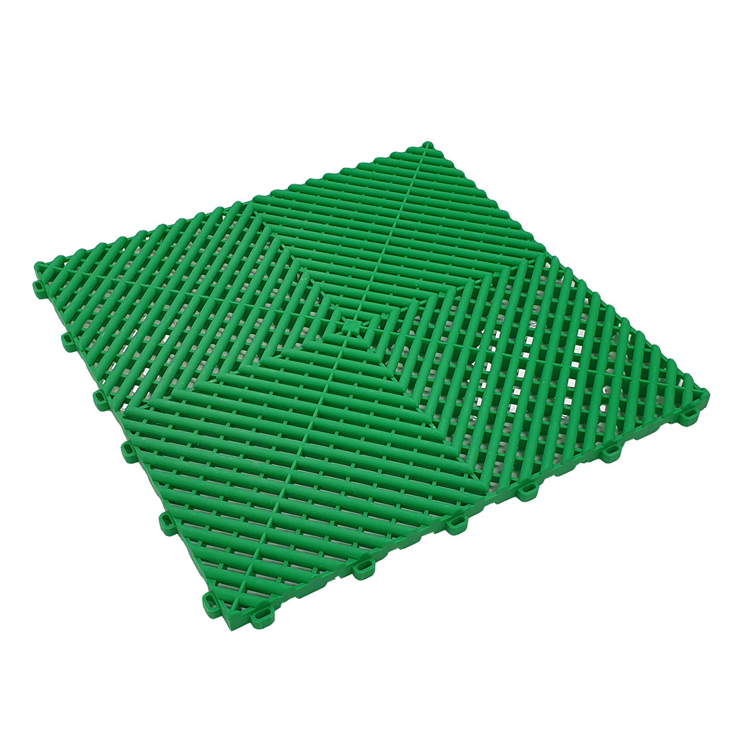 MotoVent Green Rib Interlocking Tile