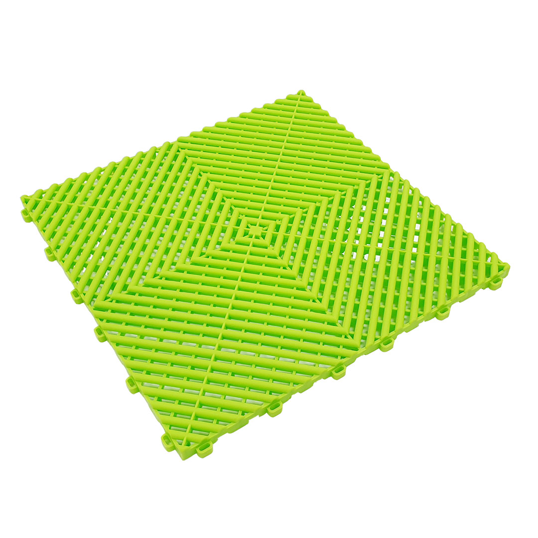 MotoVent Lime Green Interlocking Tile