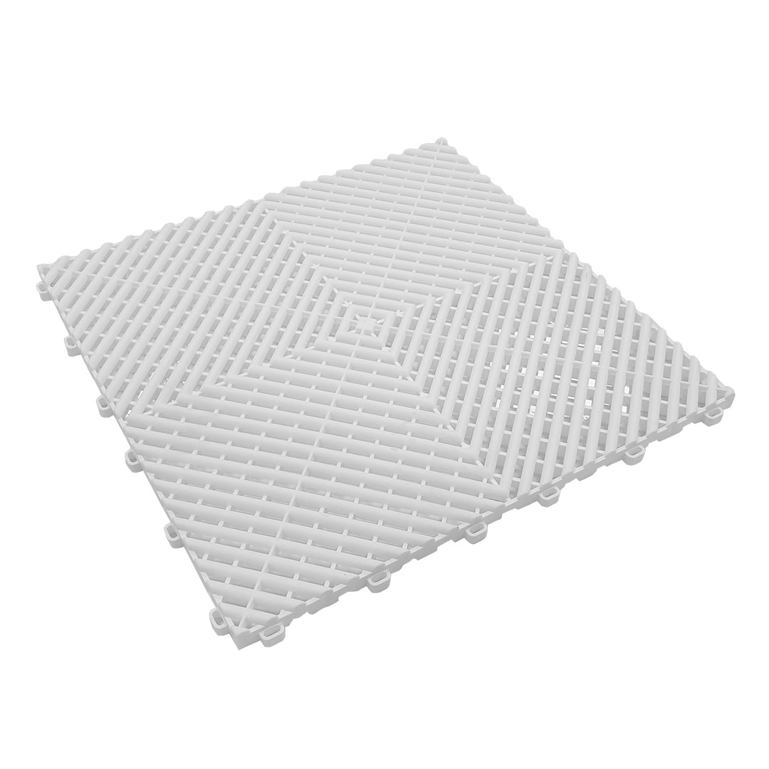 MotoVent White Interlocking Tile