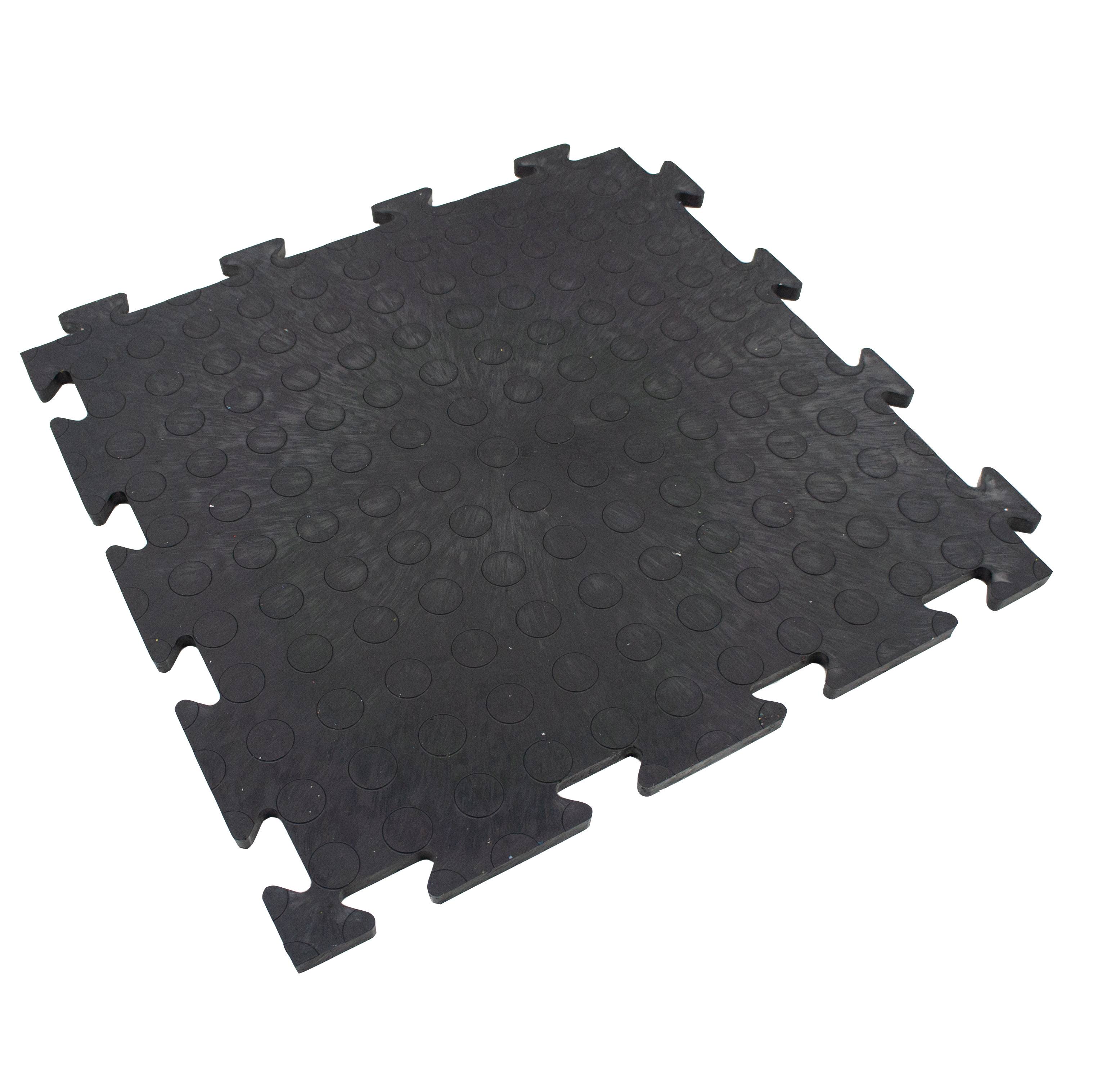 MotoMat Black Cointop Interlocking Tile